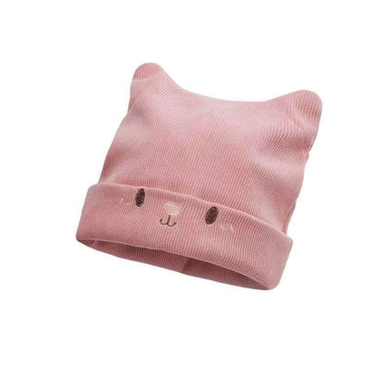 2025 New Cute Bear Knitted Hat Autumn and Winter Warm Face Small Knitted Hat Women Winter All-match Cold Protection
