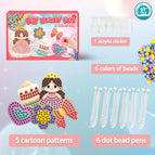 Diy handmade dot drill pen (5pcs cartoon soft glue pattern)