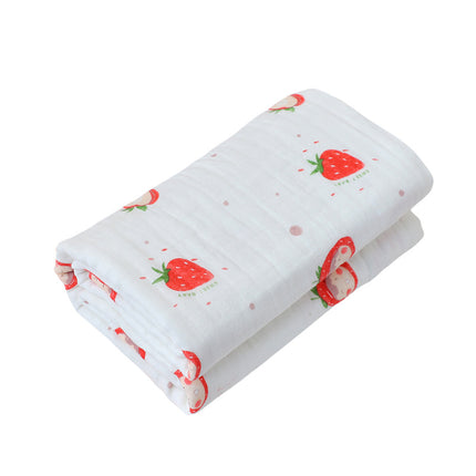 Baby Bath Towel, Children's Gauze Bath Towel, Cotton Baby Newborn Super Soft Absorbent Bath Blanket, Bath Towel Available in All Seasons
