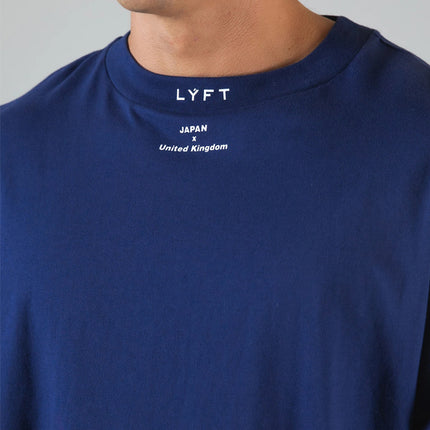 LYFT New Sports Men's T-Shirt Summer Round Neck Cotton Running Casual Fitness Short Sleeve Top
