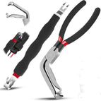 Curved power-off clamp + black handle connector