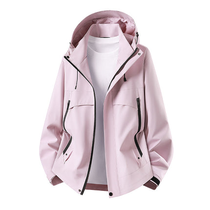 High-Quality Single-Layer Jacket with Custom Logo, Camping Travel Workwear, Waterproof and Windproof Outdoor Mountaineering Jacket