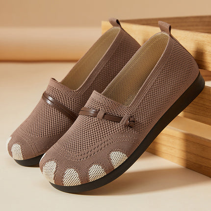 Women's Shoes 2026 New Style Single Shoes Temu Dropshipping Versatile Casual Shoes for Women with Wide Feet Slip-On Mom Shoes