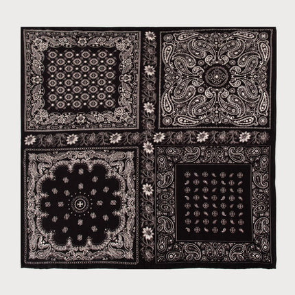 Silk Wool Paisley Floral Wool Scarf, Silk Scarf, Mulberry Silk Square Scarf, New Elegant Women's Necktie for Spring and Summer