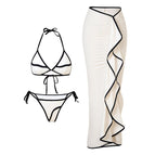Bn25003 three-piece bikini set / S