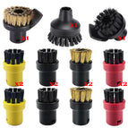 Kaichi 4-color small brush head black hair 2 copper knife brush 1 large round brush 1 nylon knife brush 1