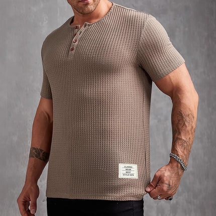 2025 New Summer Cross-Border Xiyin Amazon Aliexpress Round Neck Retro Pullover Elastic Breathable Short-Sleeved T-Shirt