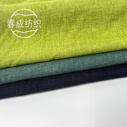 Wholesale Two-Color Lelis Twill Four-Way Stretch Fabric Windbreaker Draped Uniform Two-Color Flower Mark Suit Fabric
