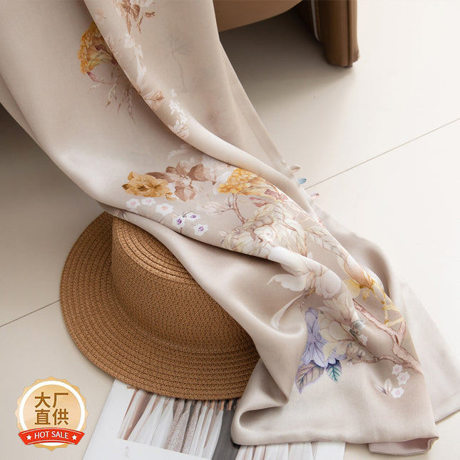 Carefully Selected Gifts for Mom and Mother-In-Law, Mulberry Silk Scarf, High-End Scarf, Double-Sided Scarf for Women