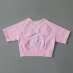 Pink short sleeves / S