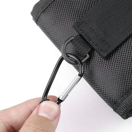 Mobile Phone Waist Bag 6.3 Inch Flip Hanging Waist Mobile Phone Bag Portable Middle-aged and Elderly Men's Casual Belt Hanging Waist Bag