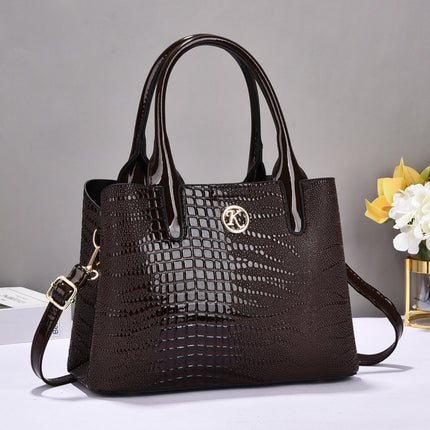 Trendy Handbags for Women 2026 New Crocodile Pattern Women's Bags European and American Fashion Handbags Single Shoulder Crossbody Bag