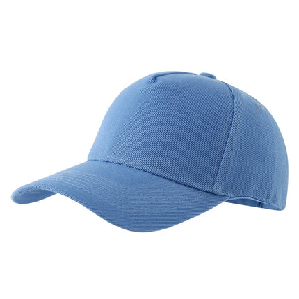 Amazon Cross-Border Popular Maoqing Five-Panel Baseball Cap Advertising Hat with Logo Printed Solid Color Visor Sunshade Cap