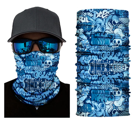 Xunhui Pattern Printing Series Seamless Magic Headscarf Windproof and Sunproof Cycling Mask Sports Neck Scarf Camouflage