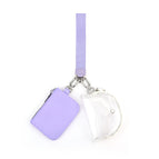 Transparent 2-in-1 purple