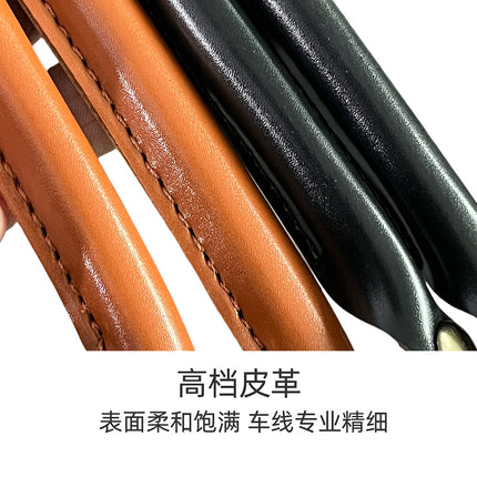 Bag accessories 47cm button handle leather hand strap replacement removable high-grade hand gift box PU handle