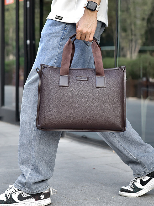 2024 New Cross-Border Crossbody Bag for Men, Large-Capacity Business Bag, Shoulder Bag, Casual Men's Bag, Simple Handbag