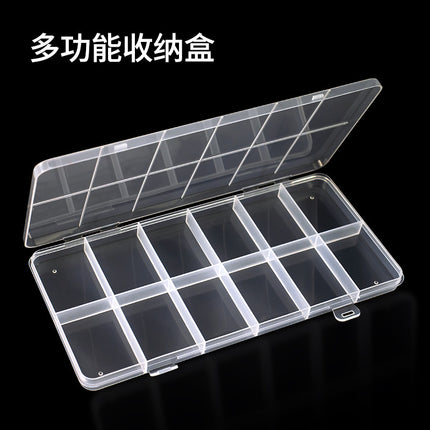 Jewelry Box Jewelry Storage Box Anti-oxidation Box Earrings Card Transparent Multi-compartment Portable Multifunctional Storage Box