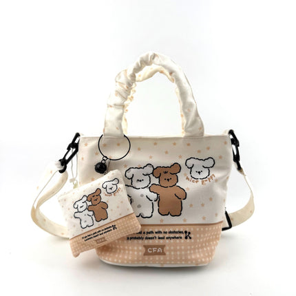 New Girls Handbag Storage Bag Cute Lunch Box Bag Handbag Mother Bag Korean Cartoon Bag Hand Bag
