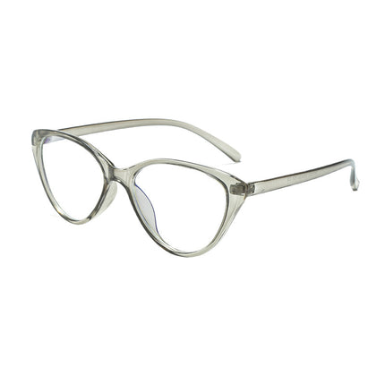 New Stylish Personality Cat-Eye Anti-Blue Light Prescription Glasses Trendy Street Style Plain Glasses