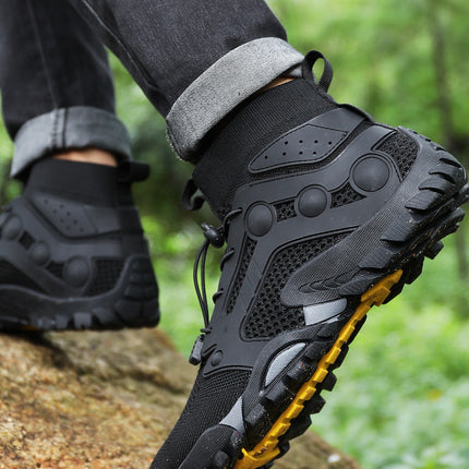 Outdoor Hiking Shoes, Non-Slip, Breathable and Wear-Resistant, Men's and Women's Cycling Shoes, Running Shoes, Outdoor Fishing, Camping, Hiking and Rock Climbing Shoes