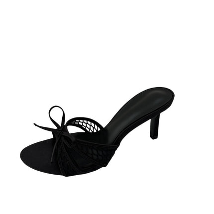 2025 New European and American Fashion Sandals for Women, Stiletto Heels, Sexy Temperament, Open-Toe High Heels