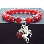 S508-Red Agate Horse