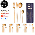Rose gold 24-piece set [boxed]]