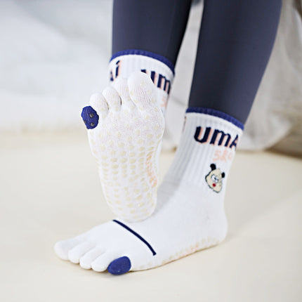 2025 new yoga socks non-slip professional women's five-finger socks pilates socks indoor sports fitness toe socks
