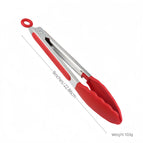 9inch❁Red silicone clip [opp bag]