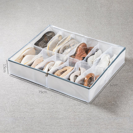 Shoe Box Storage Box Transparent Household Shoe Cabinet Shoe Box Space-saving Bed Bottom Shoe Box Dormitory Shoe Storage Artifact
