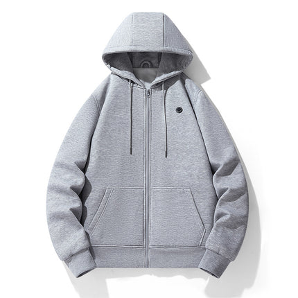 Cross-Border Popular Men's Hooded Heated Sweatshirt, Sports Sweatshirt, Electric Heating Jacket, Usb-Powered Smart Constant Temperature Heating Clothing