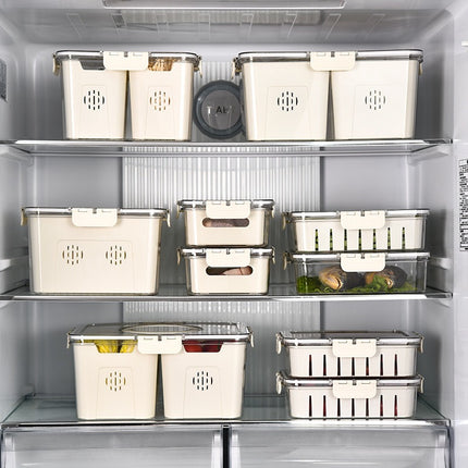 Fresh-Keeping Box Plastic Storage Thickeneded Refrigerator Dust-Proof Finishing Household Artifact Special Kitchen New Plastic Box
