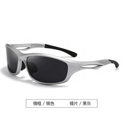 New Fashion Sports Polarized Sunglasses Men's Driving Outdoor Riding Night Vision Glasses European and American Cross-border Sunglasses