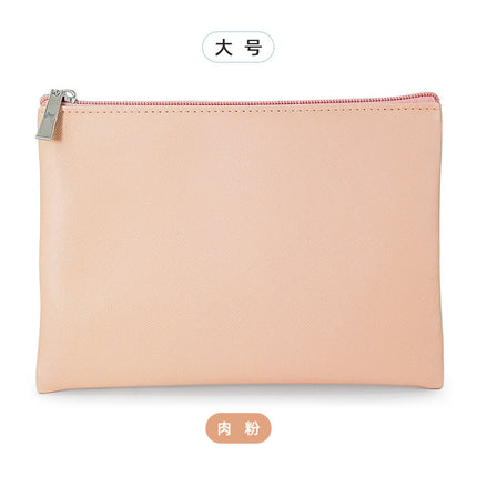 Cross-Border Hot Model Spot Pu Leather Simple Cosmetics Bag Portable Women's Cosmetic Bag Small Carry-On Women's Coin Purse