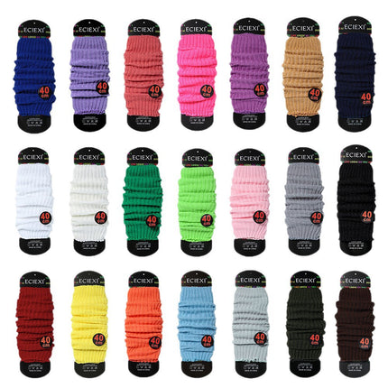 Knitted Sports Protective Wool Leg Warmers, Yoga Thermal Thin Children's Ballet Leg Warmers, Latin Dance Leg Warmers