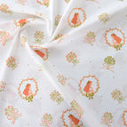 Cloth width 1.45 meters x one meter price / Flower Dance and Shadows