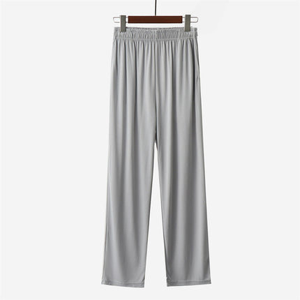Solid Color Men's Pajama Pants Autumn Men's Pants Loose plus size Spring and Summer Thin Air Conditioning Home Pants Coconut Oil Yousse