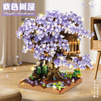 61011 purple tree house [with string lights]