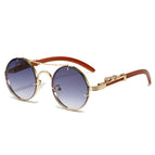 Gold frame gradient gray
