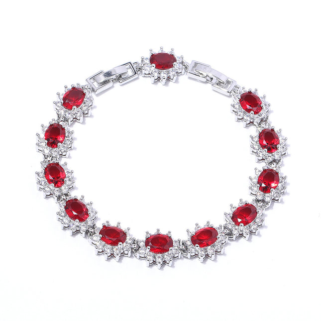 New classic cross-border source bracelet fashion zircon ladies jewelry European and American fashion crystal bracelet