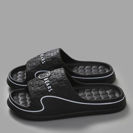 Stepping on excrement feeling sandals and slippers women's summer new home non-slip bathroom home men's eva cool tray factory wholesale cross-border