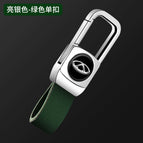 Silver light single buckle Green