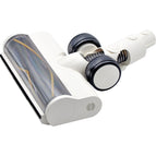 Flocked white floor brush (with led light)