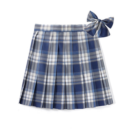 Underwear Safety Lining Anti-Exposure Plaid Pleated Skirt Short Skirt High Waist Skirt School Uniform Class Uniform Garden Uniform Uniform Work Clothes