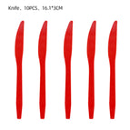Red knife 10pcs