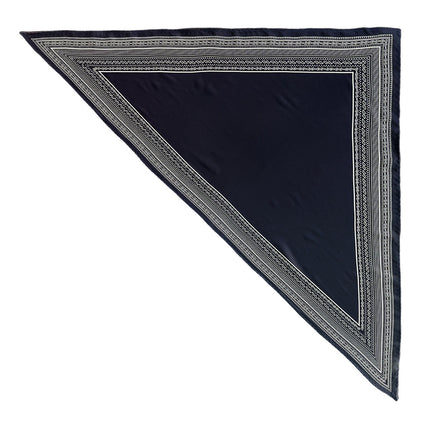New Stylish and Elegant Mulberry Silk Lace Twill Triangle Scarf Collection for Professional Women