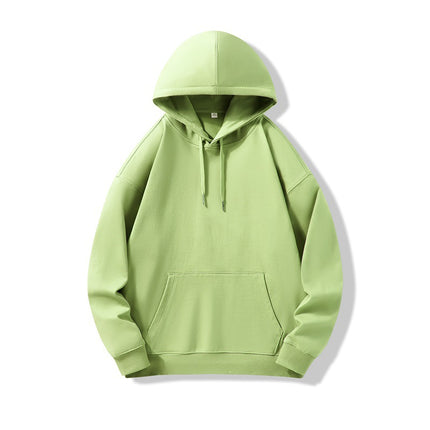 Hooded Sweater | Non-Deformable Pure Cotton Sweater Xinjiang Cotton Shoulder Pullover Autumn and Winter Solid Color ins Street Tide Hoodie