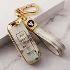 Type a - ink jade + gold inlaid jade rope buckle