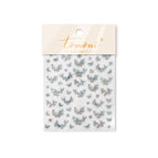 Standard / Blue pink butterfly bubble 766 (metal)